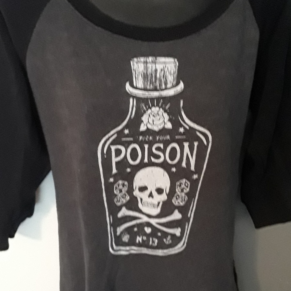 Torrid size 0 poison goth sweater with zippers